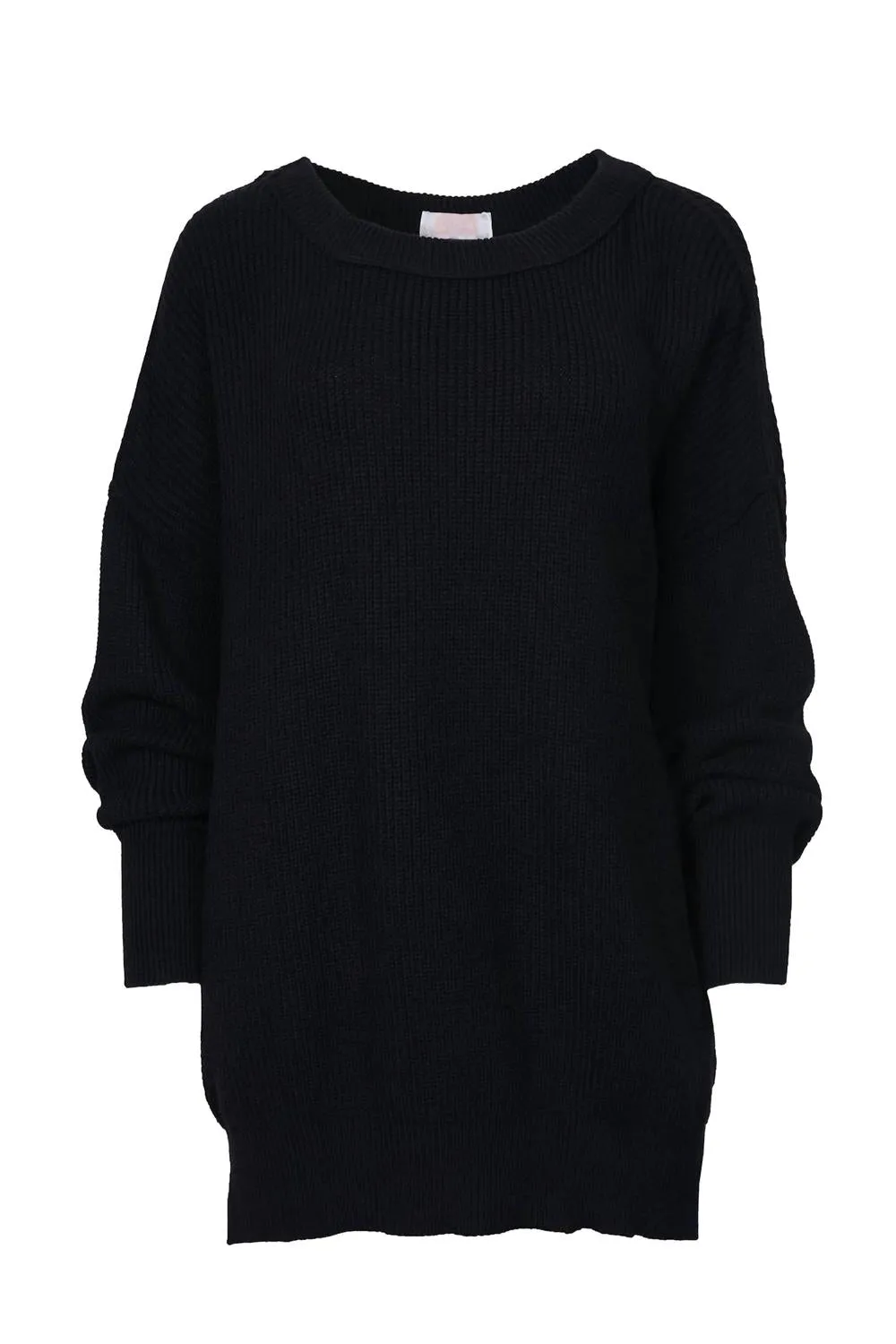 Favorite Slouchy Sweater In Black Relaxed Outfit Adaptive Fit Silhouette