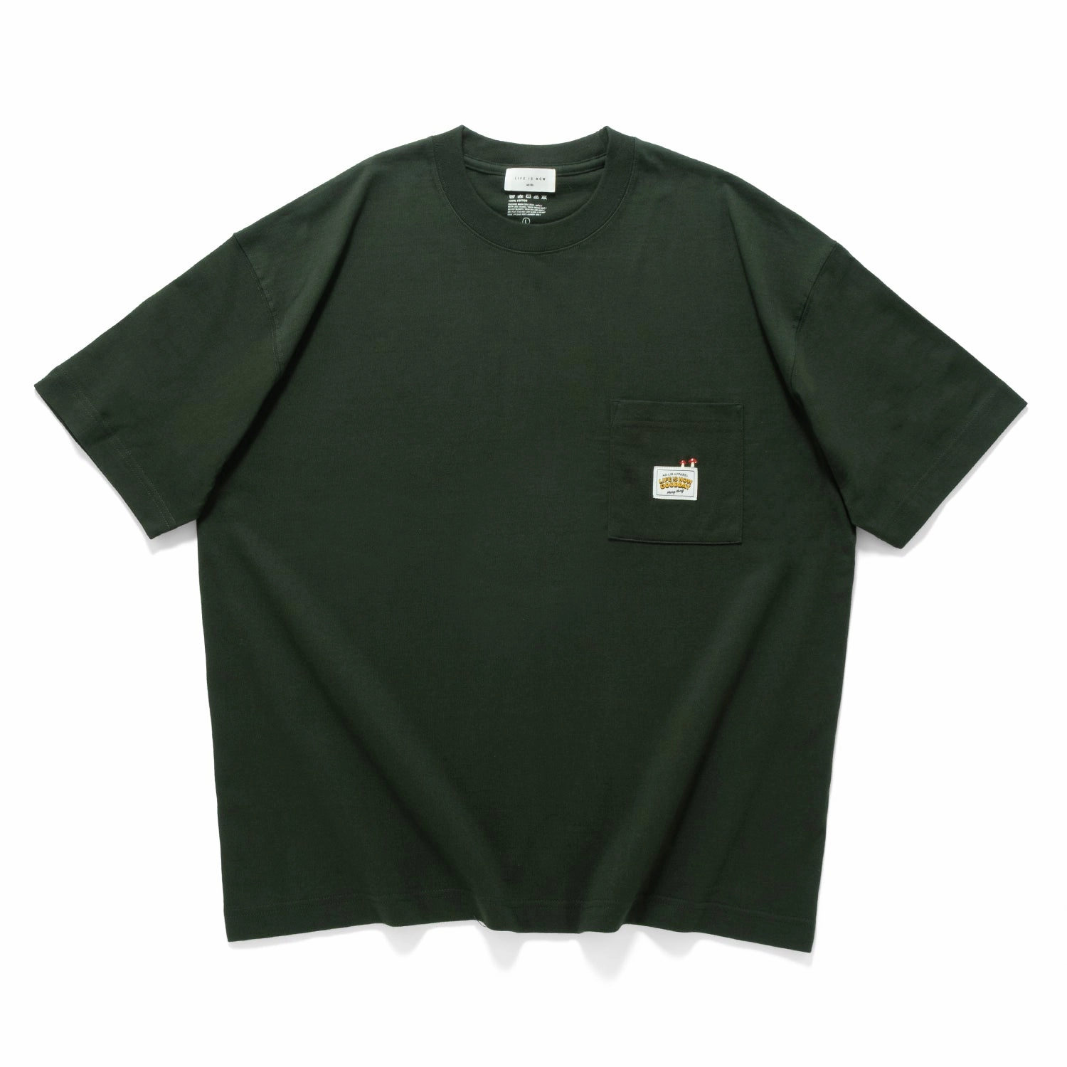 Soft and durable Comfy Casual Wear (ZT1700) Plants Embroidery Pocket Tee