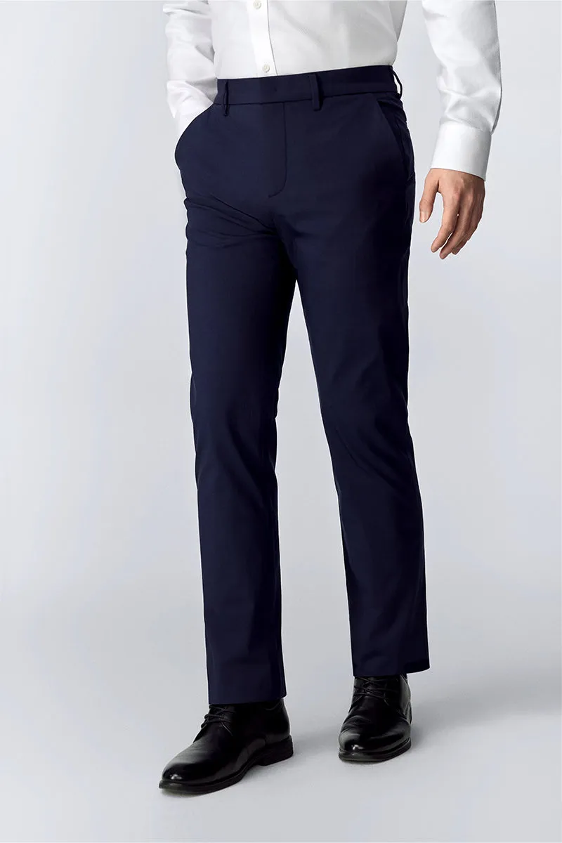 InstantCool Lightweight Smart Pants | Navy 18977N NonSlipInnerGrip SoftCottonBlend