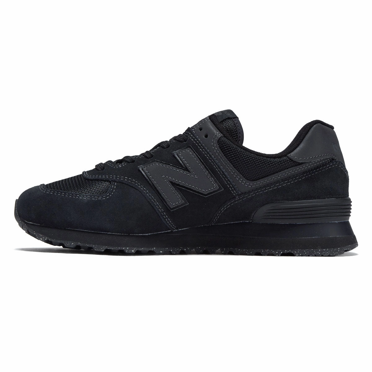 New Balance 574 Core Shoes - Black/Black Core Runner