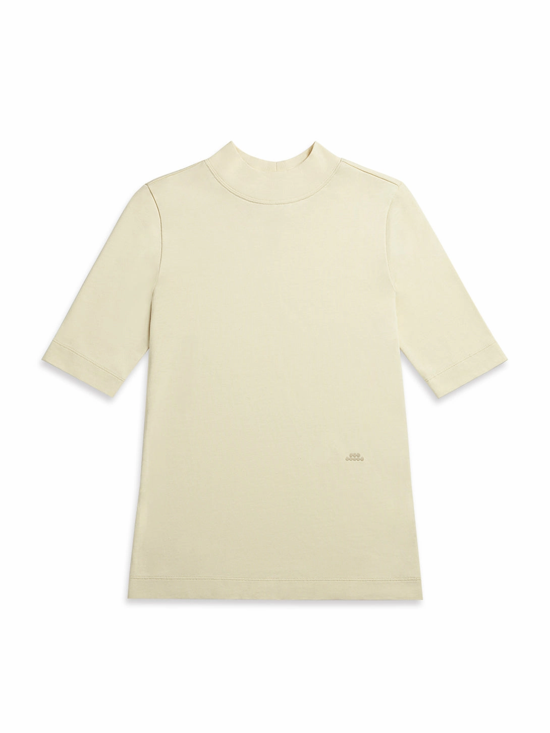 Mock Neck Tee Lightweight Weave safe for skin