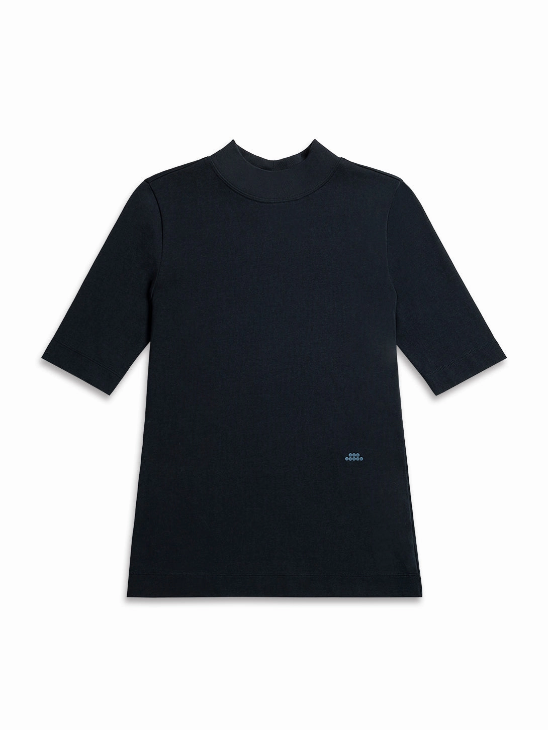 Slim fit clothing Mock Neck Tee