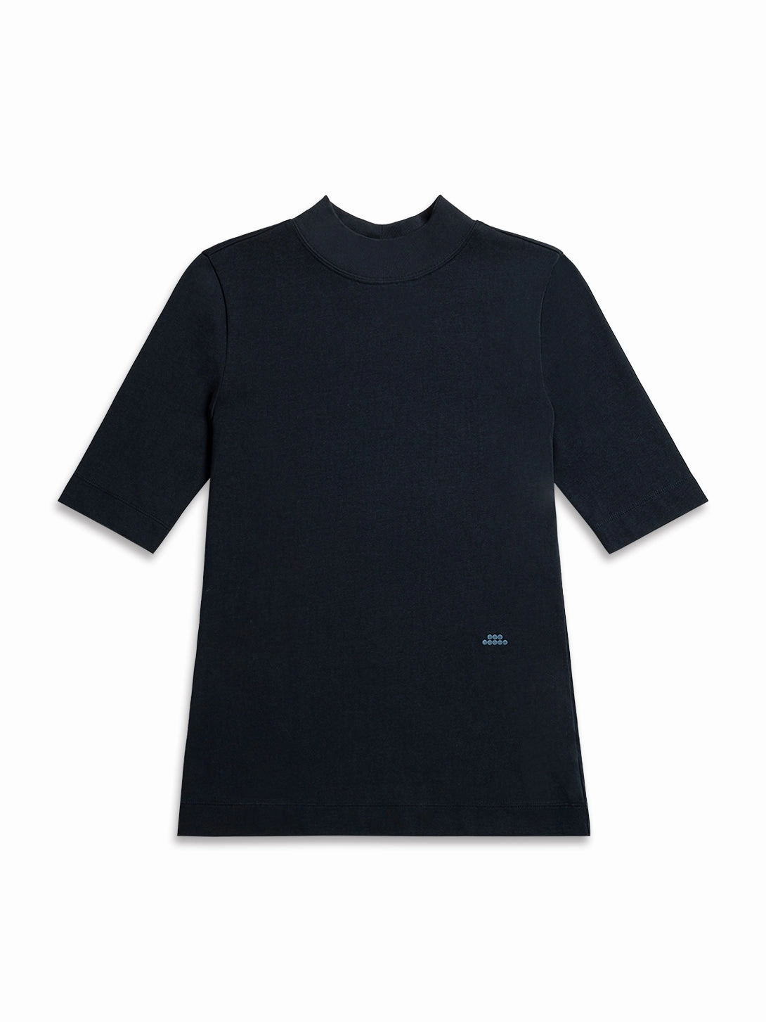 Casual and Soft Mock Neck Tee