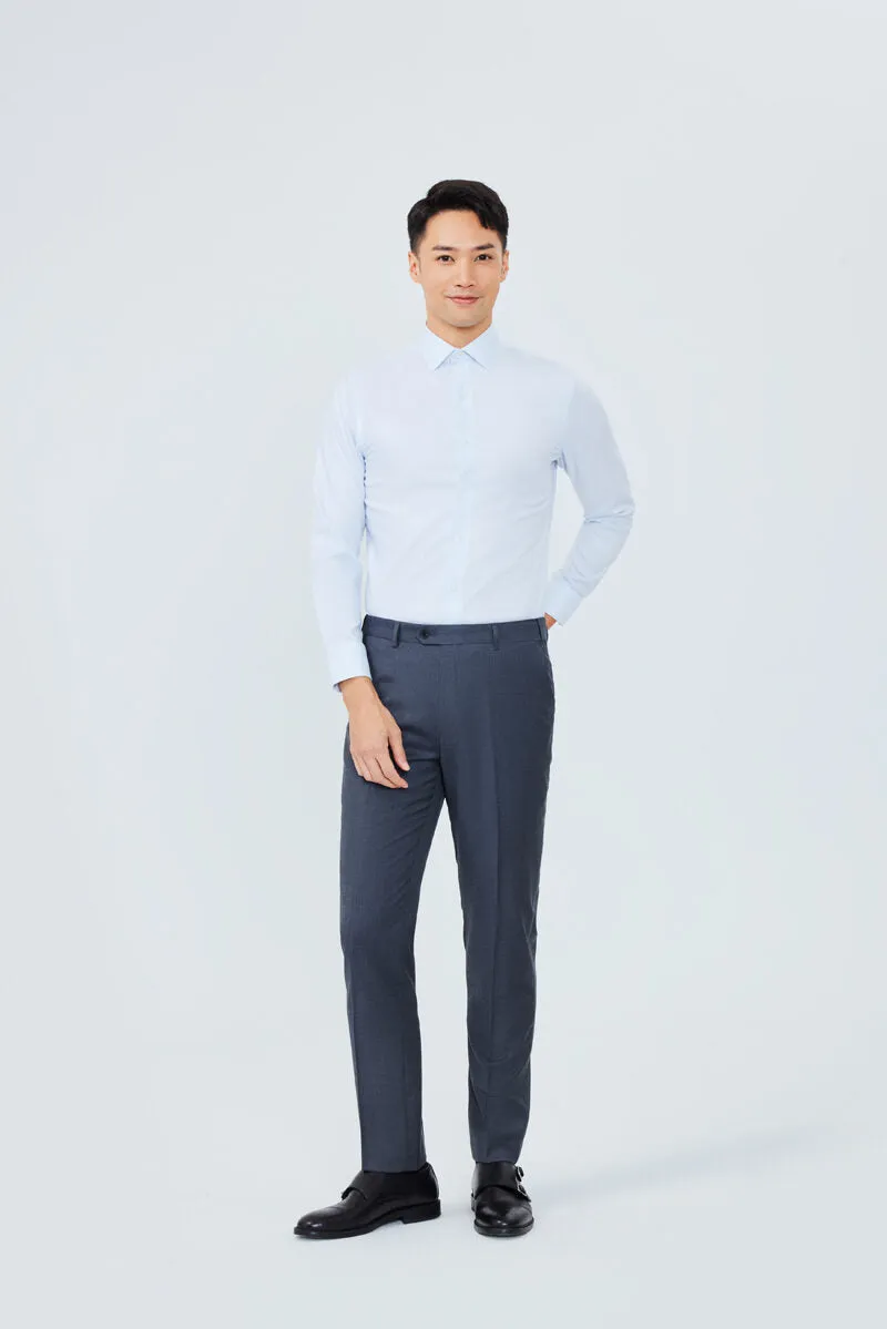 Supreme Cotton Dobby Twill Dress Shirt  | Light Blue 7643NZ Tagless Labeling Brunch Outfit