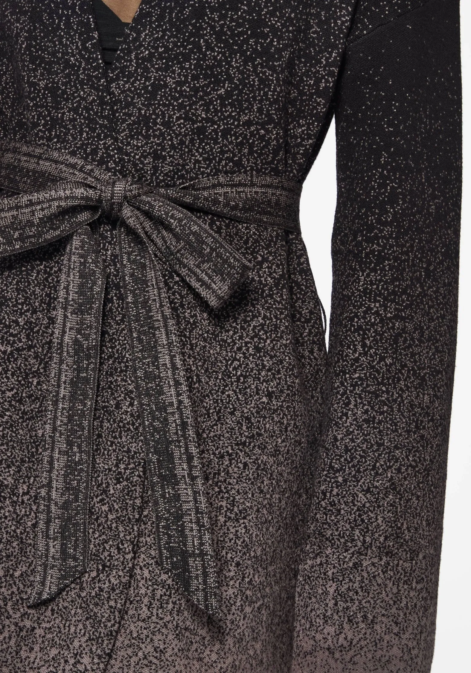 patio Tulle Nightjar Ombre Tie Wrap Cardigan