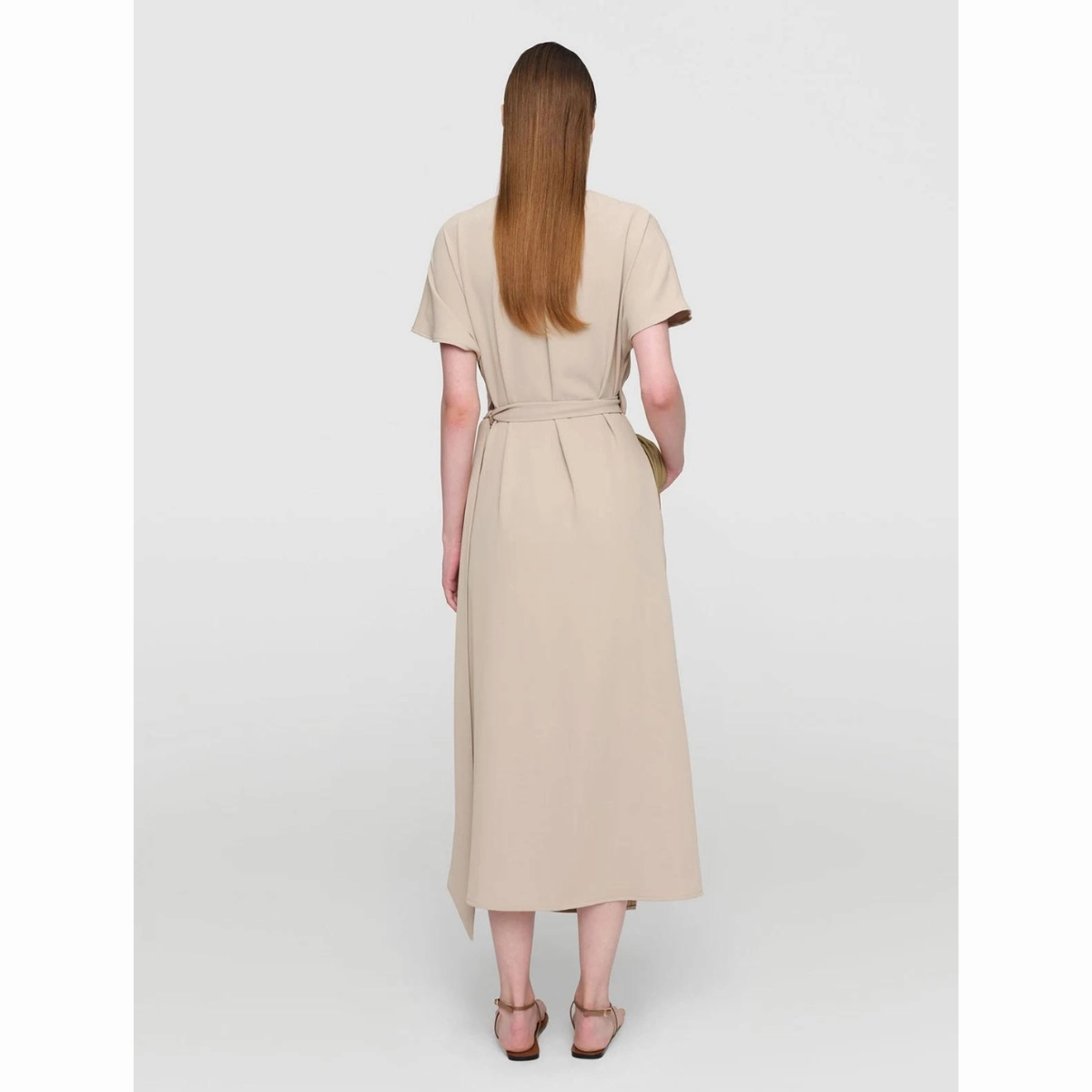 Sand Andriya Tri Acetate Dress Statement Look Comfortable Silhouette
