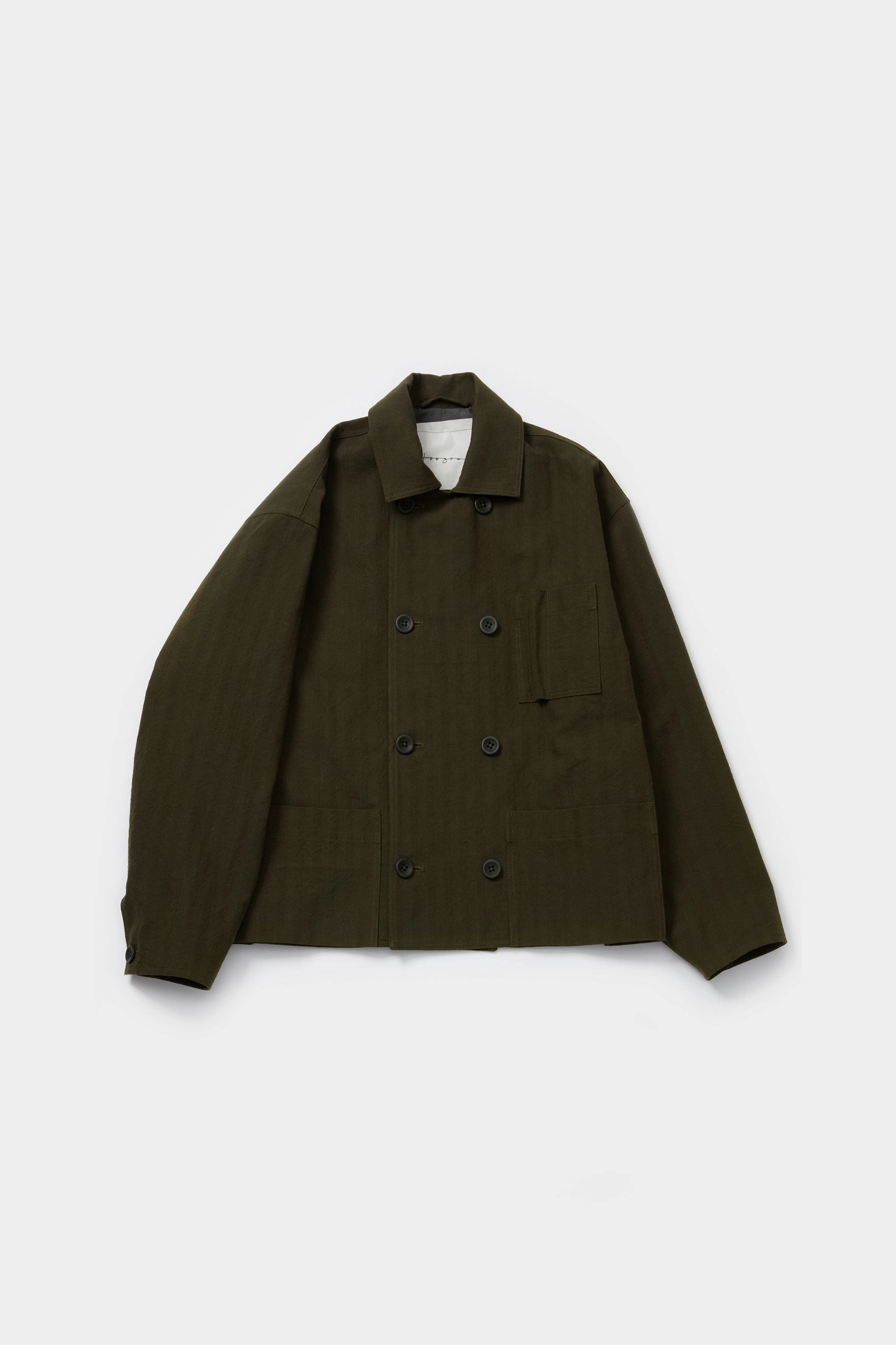Crisp Detail Tailored Cut Style THE COOK JACKET / HERRINGBONE SUITING HEATH