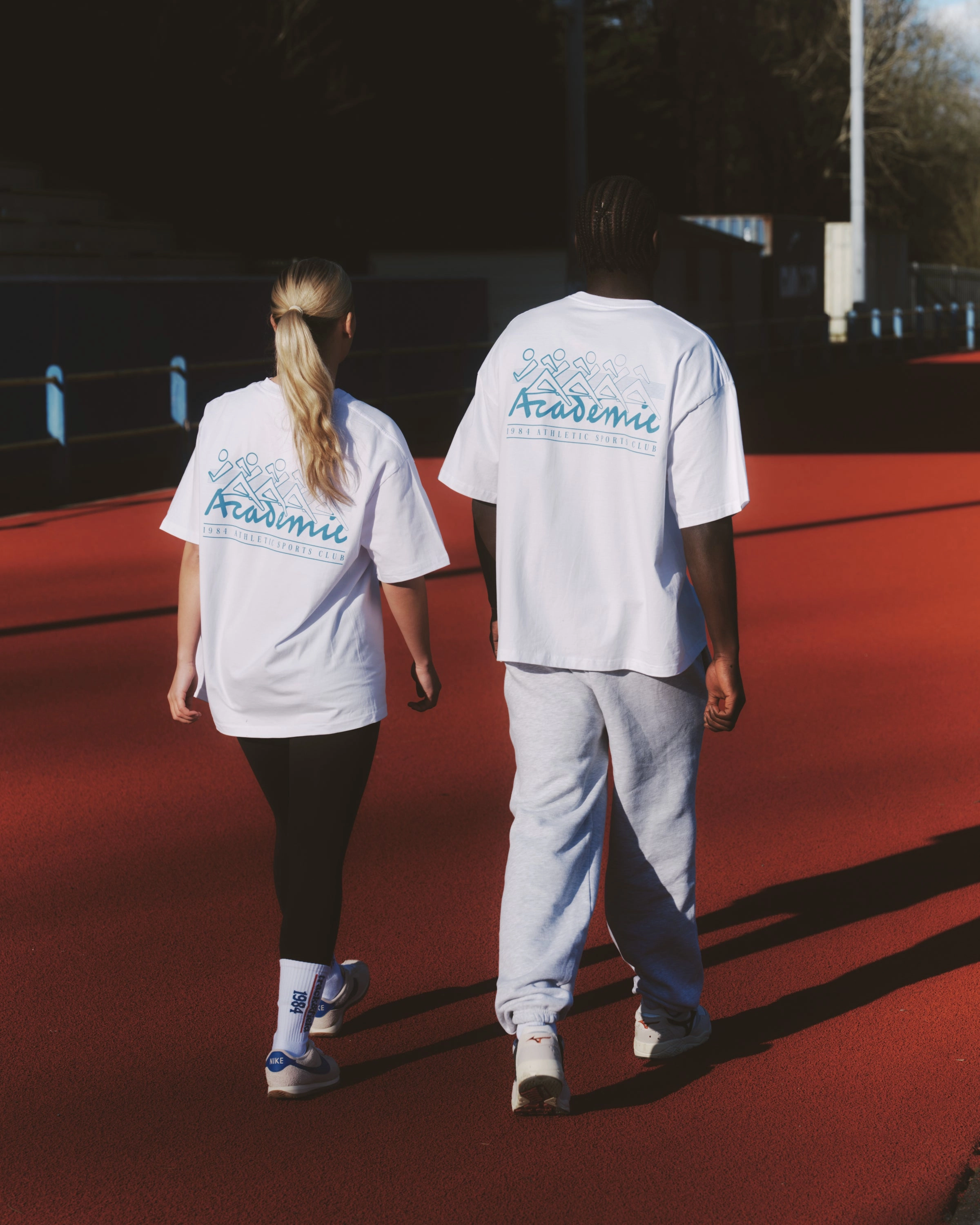 Vice 84 'Athletic Sports Club' Tee - White Structured silhouette Casual Wearable