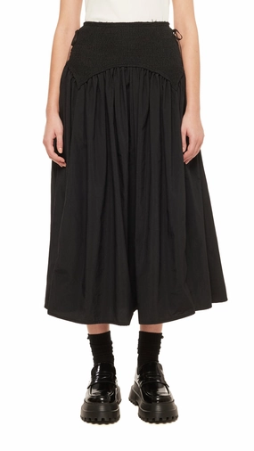 Unisex style Tweed Lace-Up Skirt