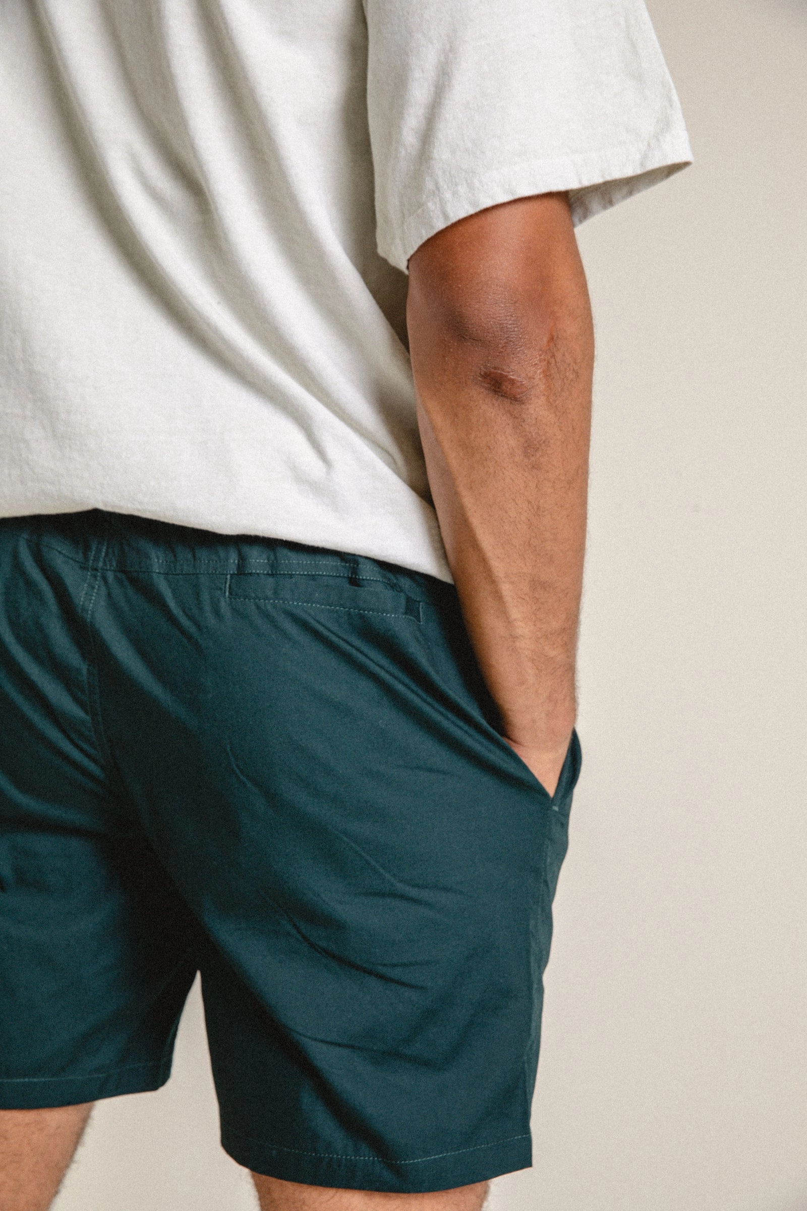Vice 84 'Off-Court GSM' Beach Short - Forest Comfy Style Sporty Stretch Fit