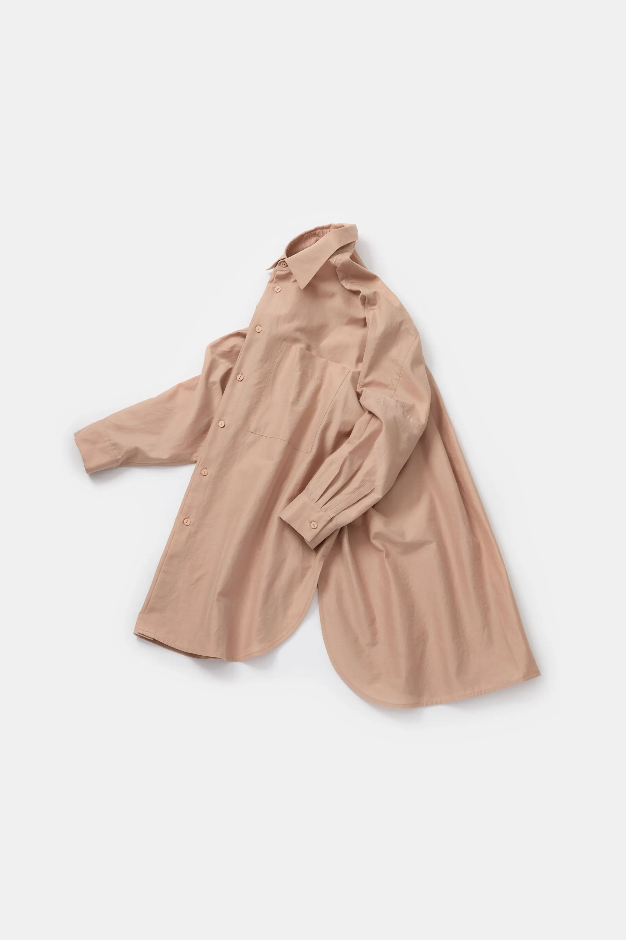 Modern Appeal Petite Option THE PAINTER SHIRT / COTTON SILK POWDER