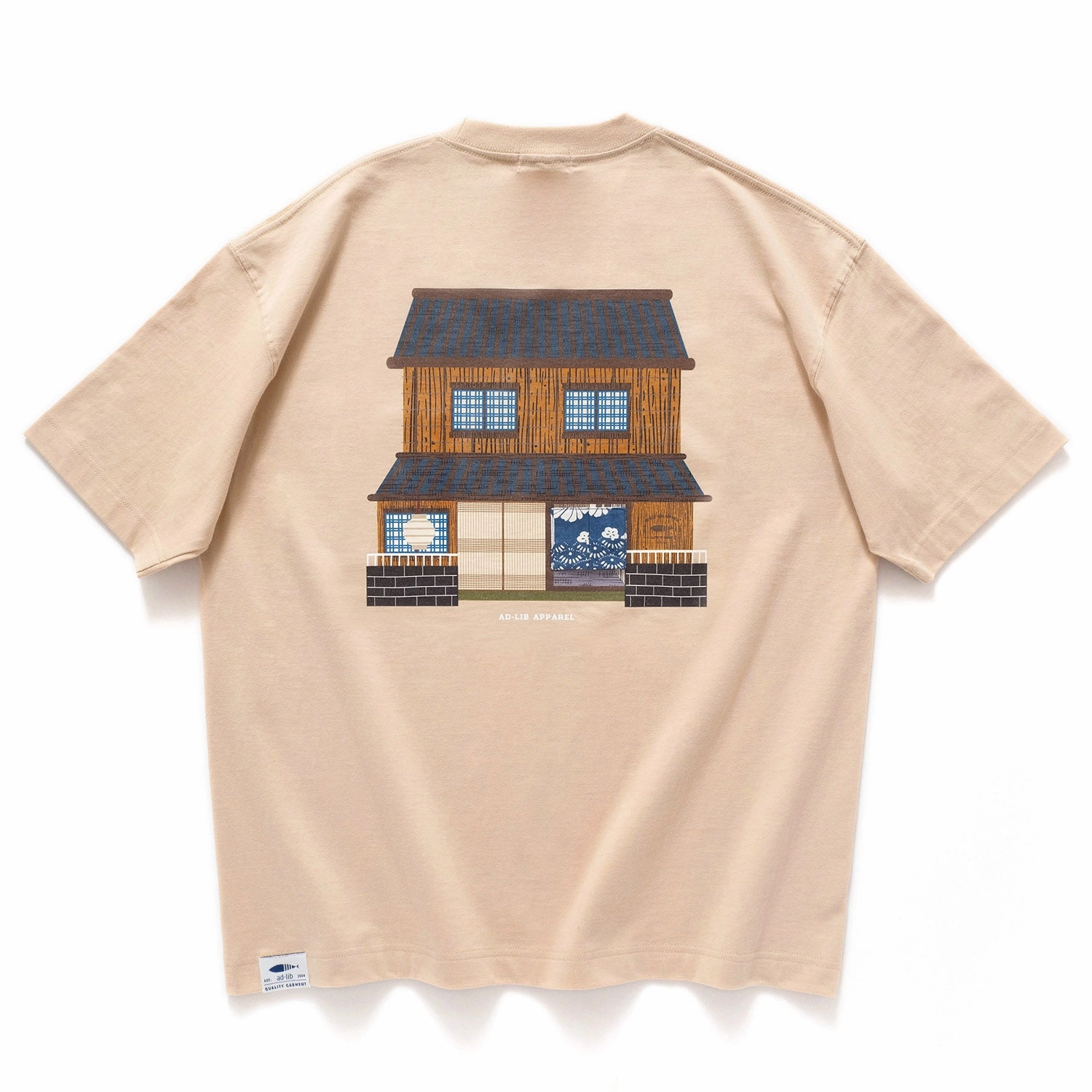 (ZT1268) Japanese House Graphic Tee Comfortable All Day Wear Casual Comfort Top
