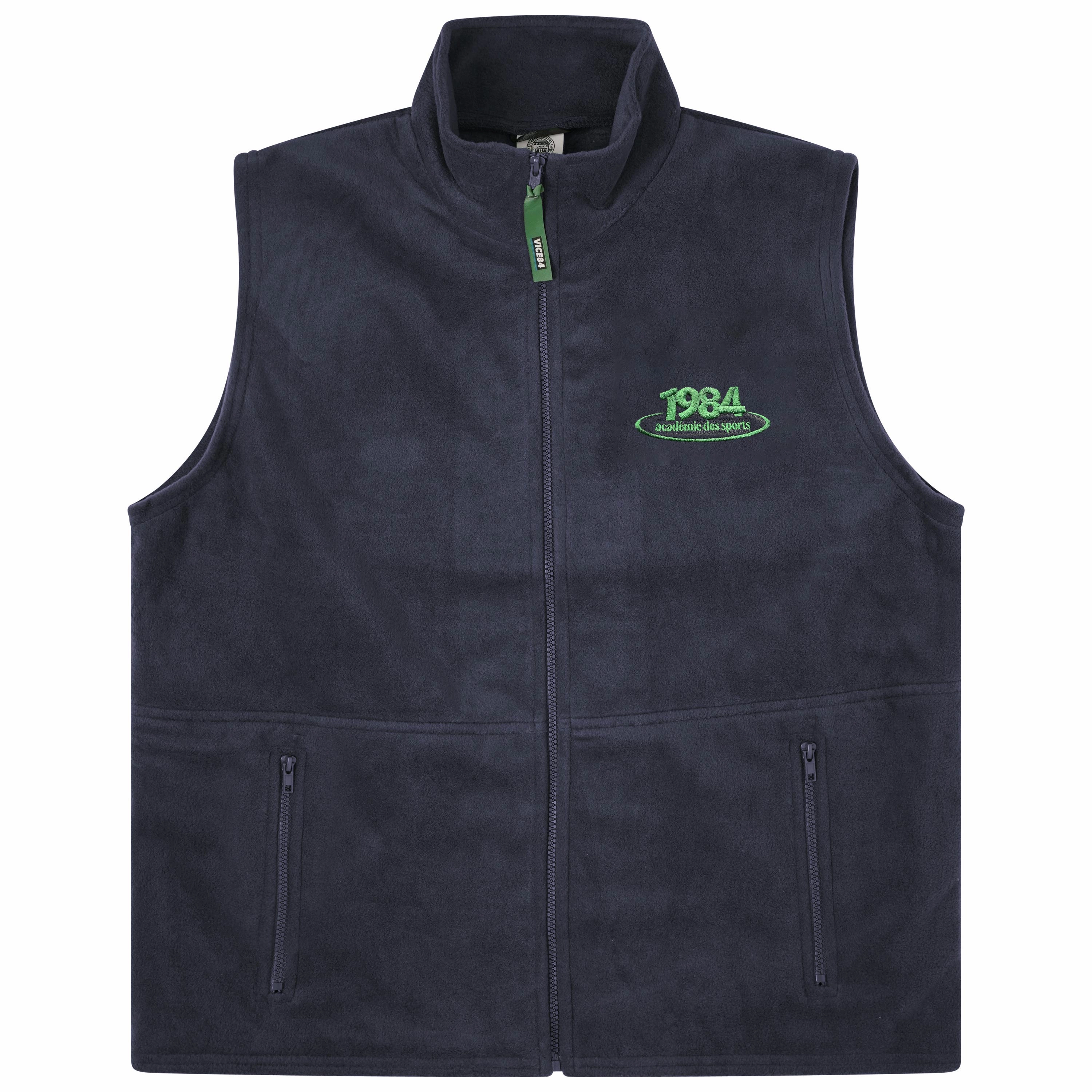 Advanced Layering System Vice 84 'Disc' Fleece Gilet - Forest Green / Navy