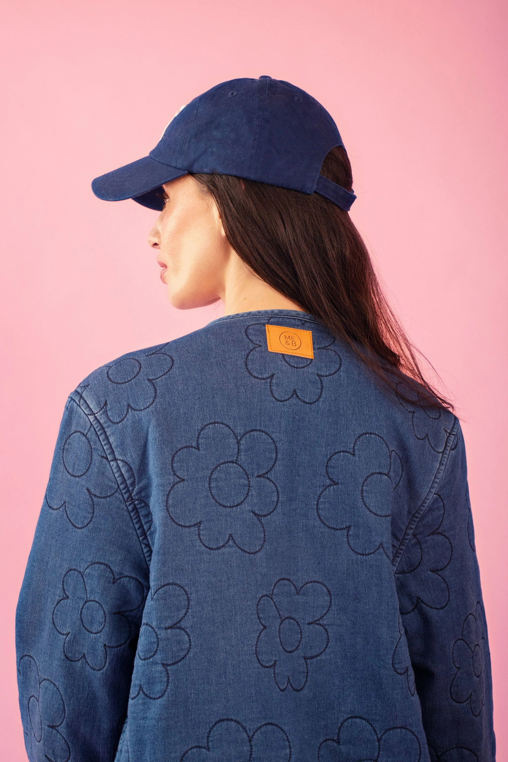 Daisy Quilted Knit Collarless Puffer Softshell Technology