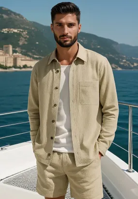 Seasonal Fashion MONACO LONG SLEEVE HOLIDAY SHIRT SHELL