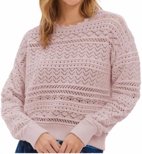 Monroe Sweater In Blush Pink Perfect for Layering