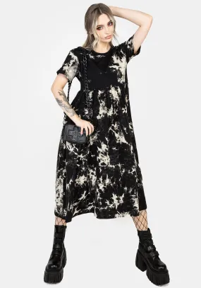 Classic Look Moodswing Tie Dye Midi Dress