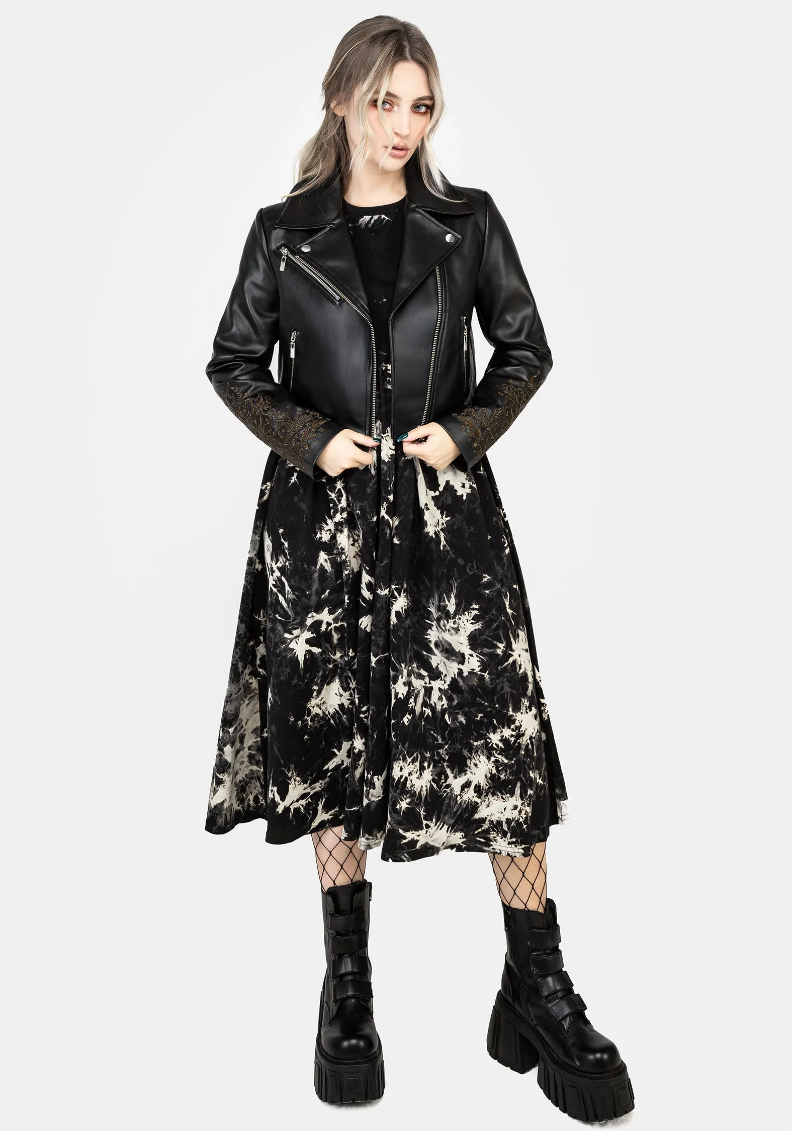 Soft Shape Moodswing Tie Dye Midi Dress