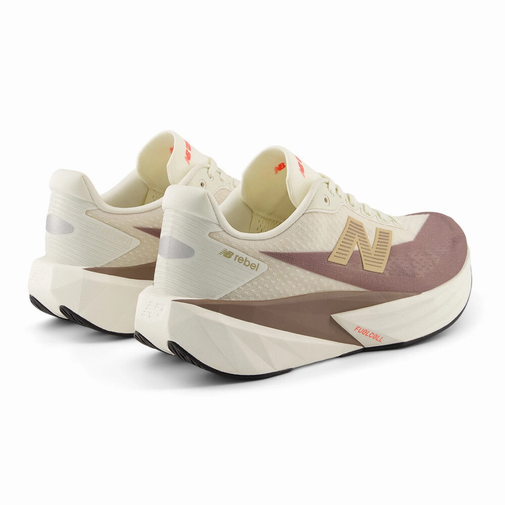 Men's Fuelcell Rebel v5 Running Shoes Angora / Earth Shadow / Sea Salt running for a way to stay centered