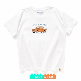Anti Pilling Fabric Moisture Wicking Technology (ZT838) Kids Life is a Journey Graphic Tee