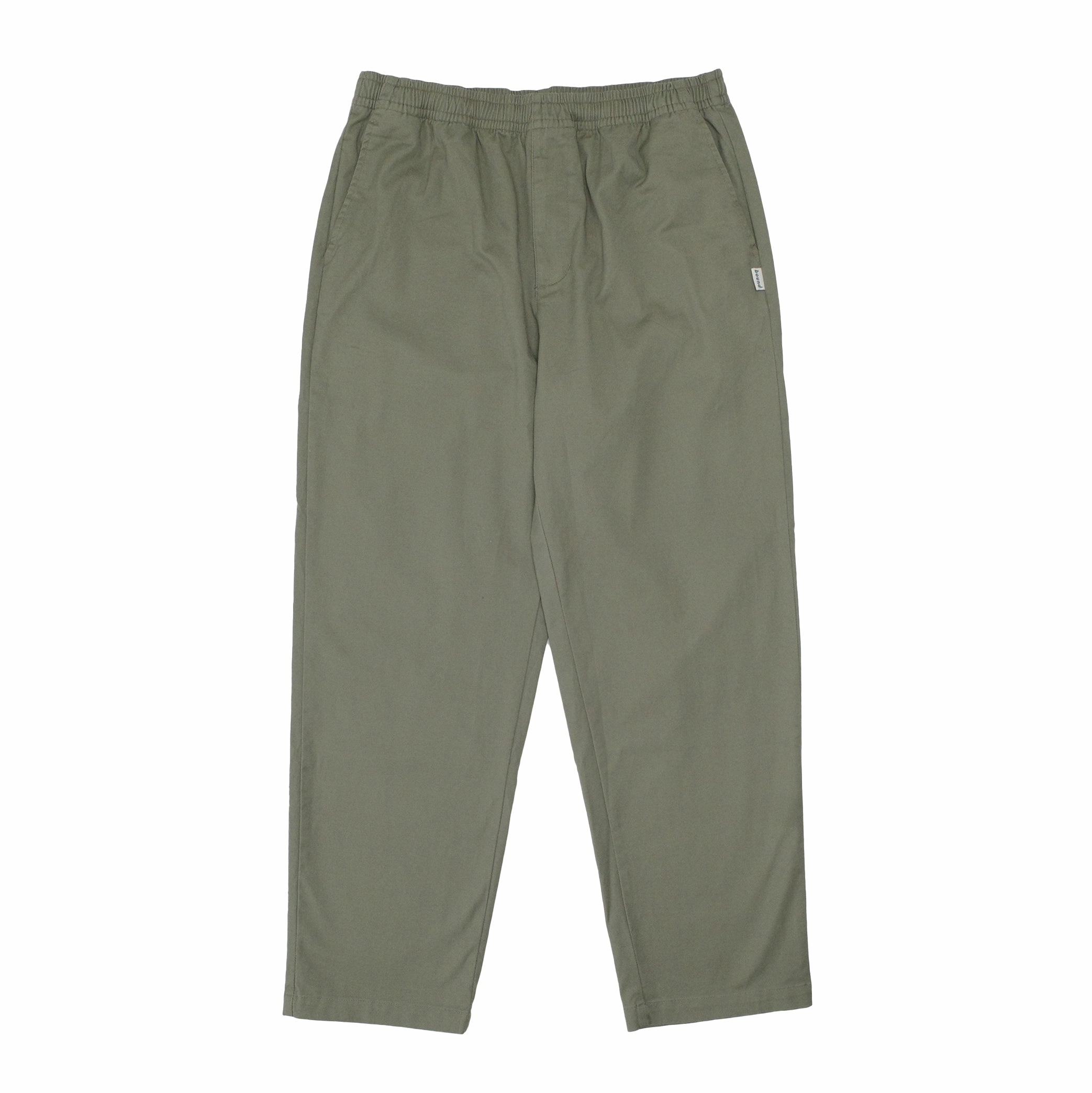 Cozy Fit AntibacterialCoating bound William Staple Cotton Trousers - Olive