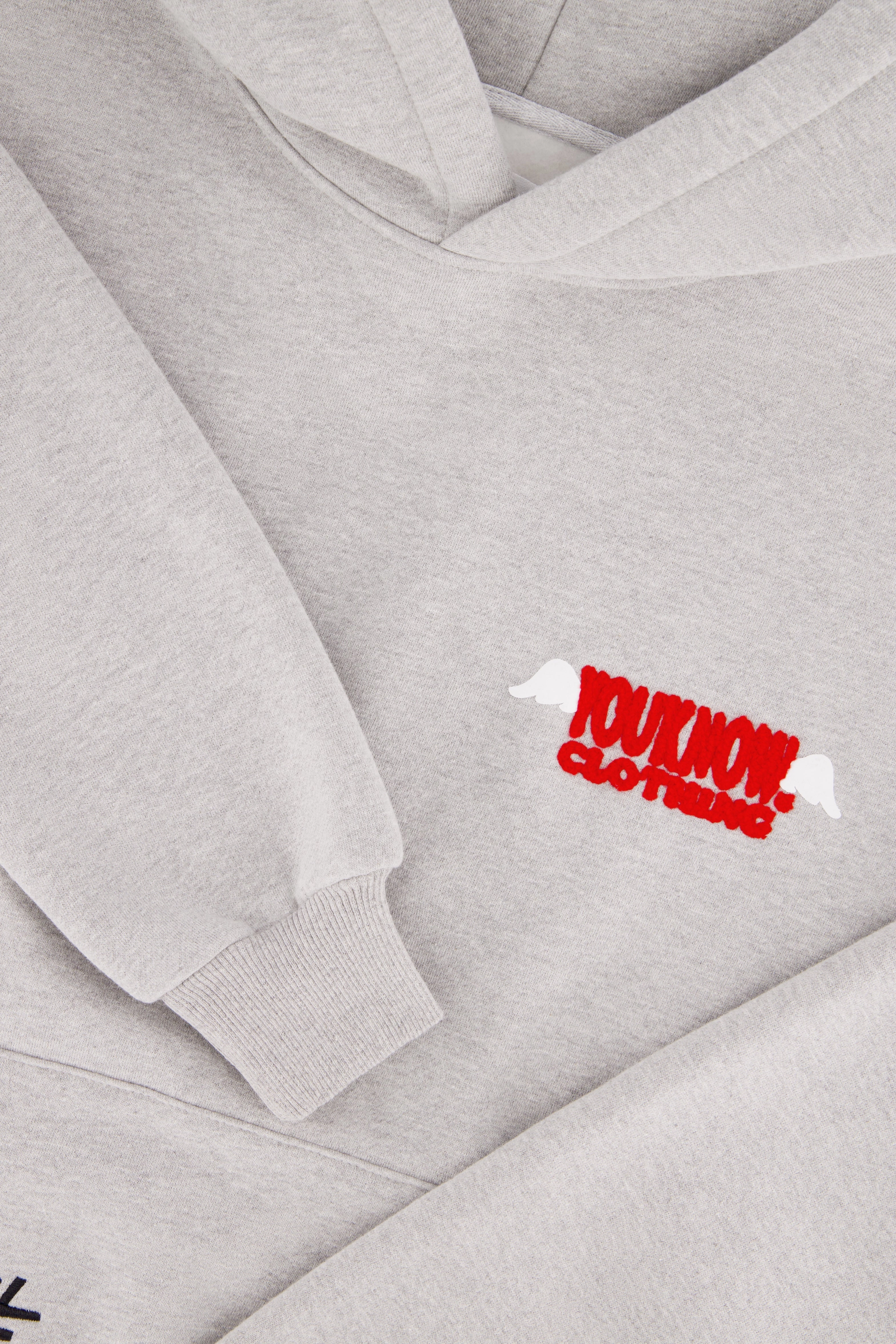 Lightweight Feel EVERYDAY LOVE HOODIE | Grey