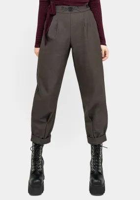 Mystic Embroidered Balloon Trousers Sport Comfort Fit High Rise Design