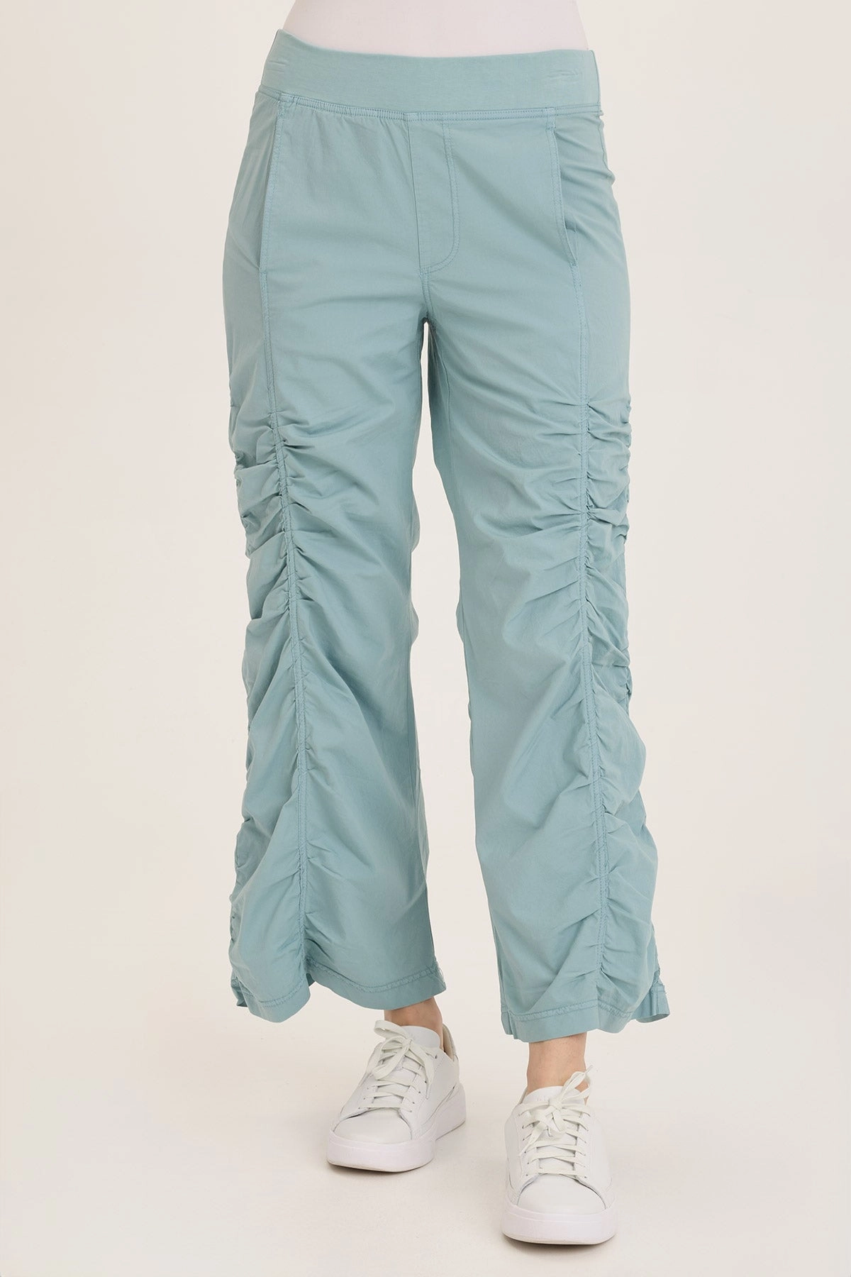 Breathable activewear Naola Stretch Poplin Ruched Flare Gaucho