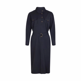 Moment Glow Cozy and Comfortable Navy Villamar Dress