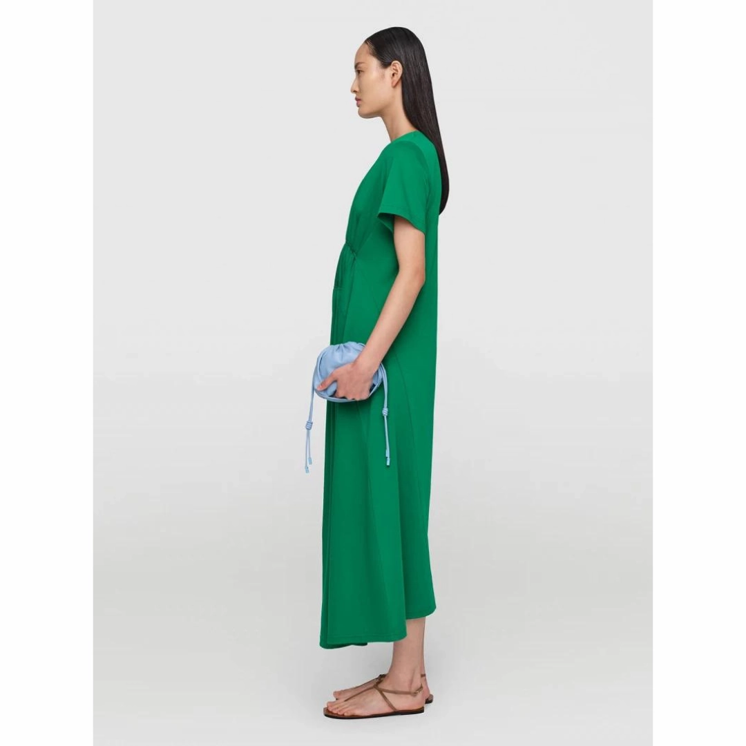 Emerald Organic Cotton Jersey Dress Comfy Design