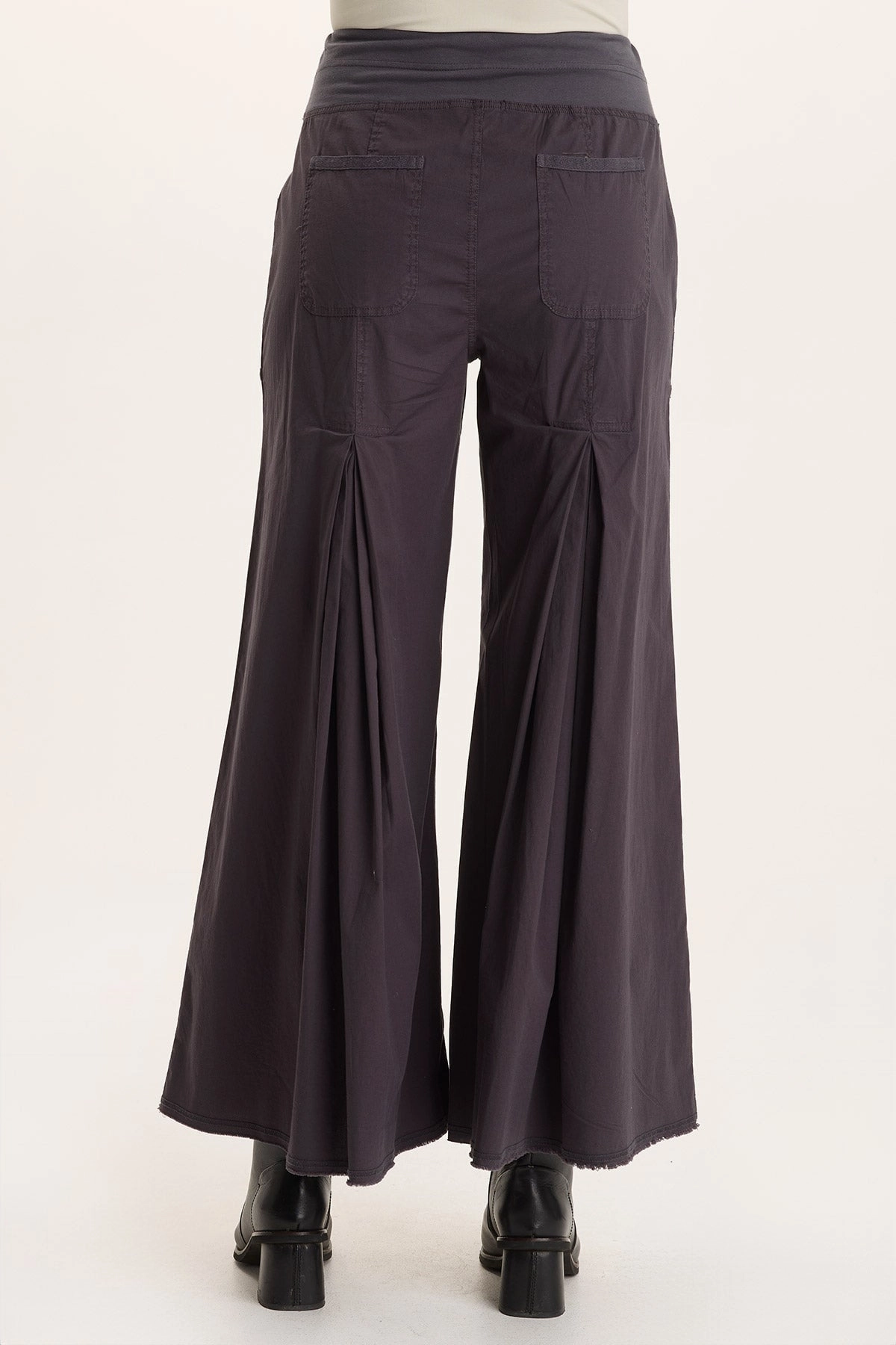 High Durability Stitching Durable Hem Nevins Soft Volume Wide Leg Drawstring Pant
