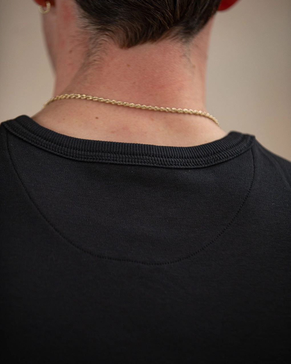 50's Crafted T-Shirt - Washed Black Soft and Light Wear
