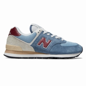 Orthotic Compatible New Balance 574 Shoes - Shoreline Blue