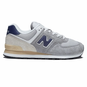 Reinforced Seams New Balance 574 Shoes - Slate Grey