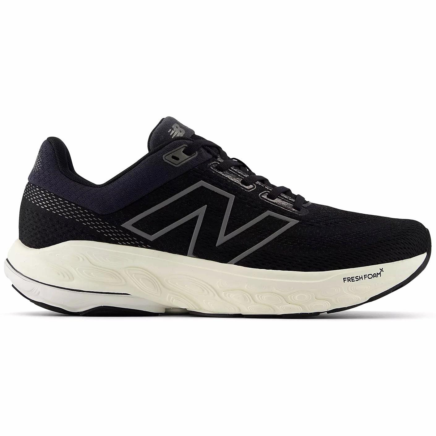 Anatomical fit Gradual Transition New Balance Men's 860v14 Running Shoes Black / Phantom / Sea Salt