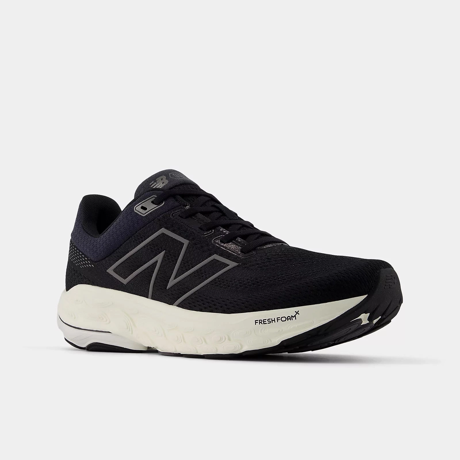 running in the sun shoes Enhanced Performance New Balance Men's 860v14 Wide Fit Running Shoes Black / Phantom / Sea Salt