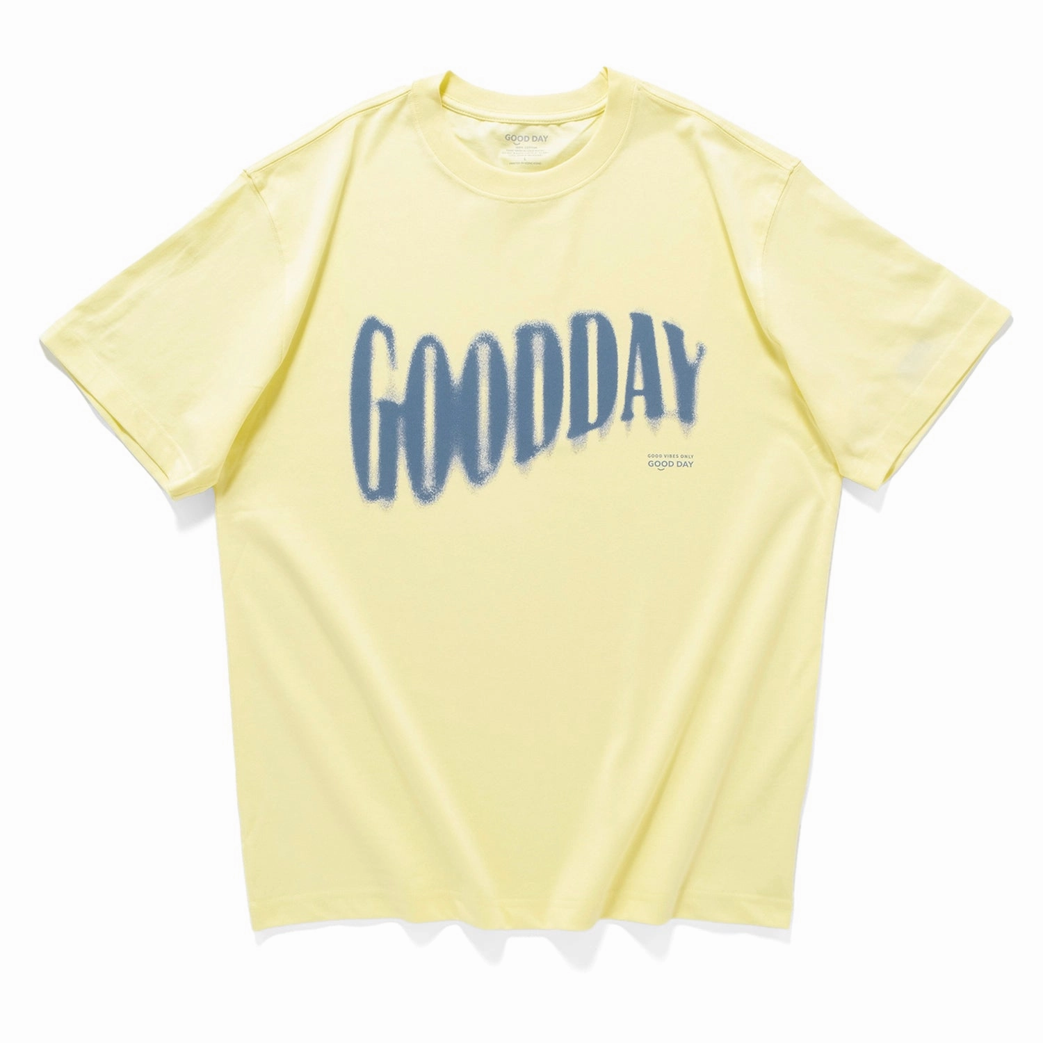 (ZT1638) Distressed GOOD DAY Print Tee (Online Exclusive) Hygroscopic Fiber