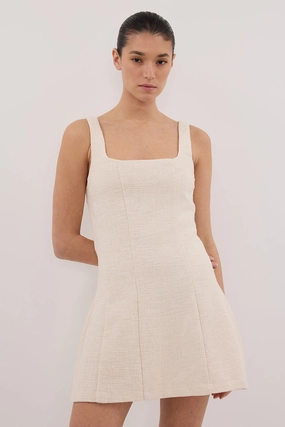 Shade Glow Delicate Mood NIEVE NATURAL SLEEVLESS MINI DRESS