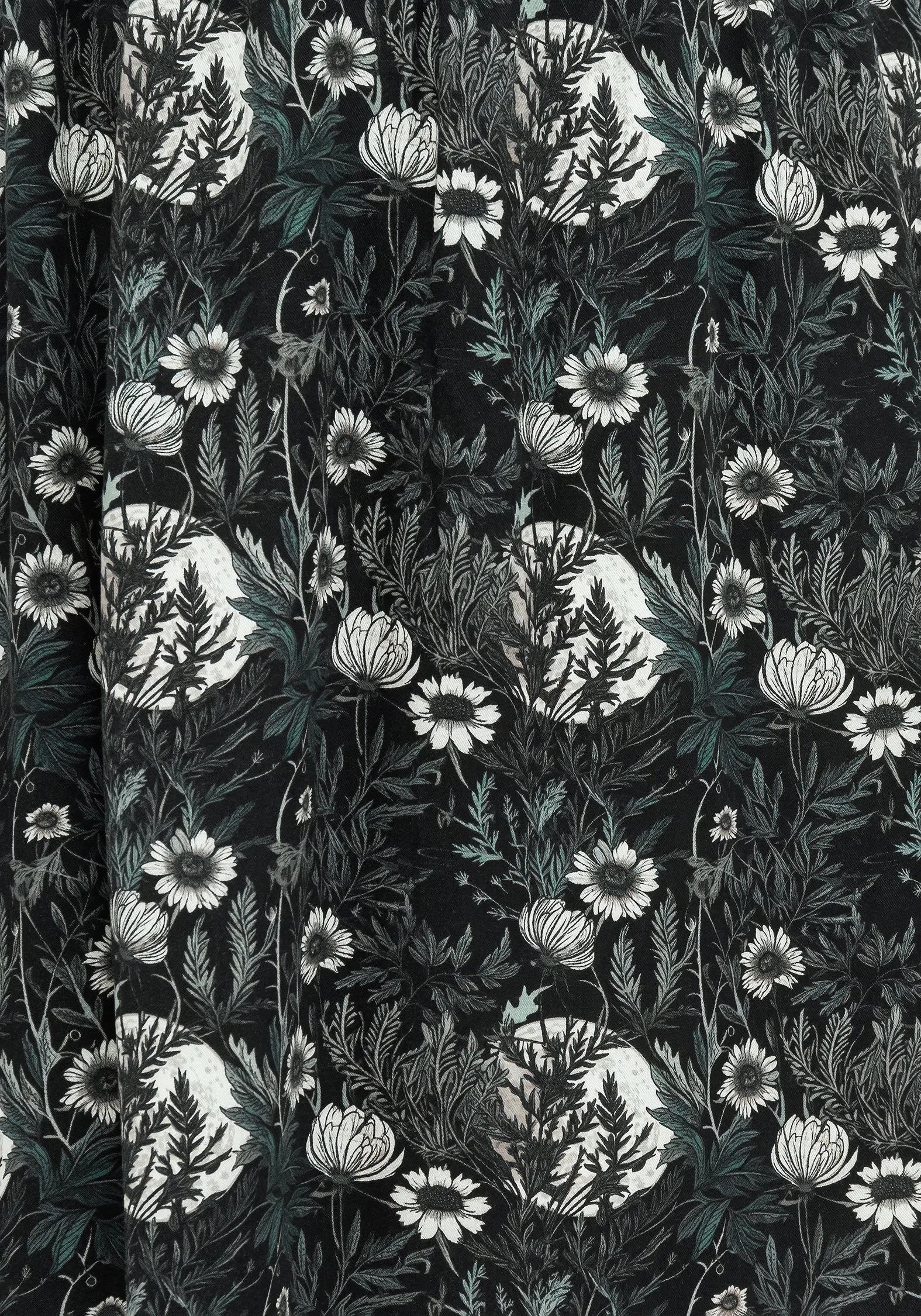 Nightbloom Collared Mini Dress Pure Fit Floral Pattern