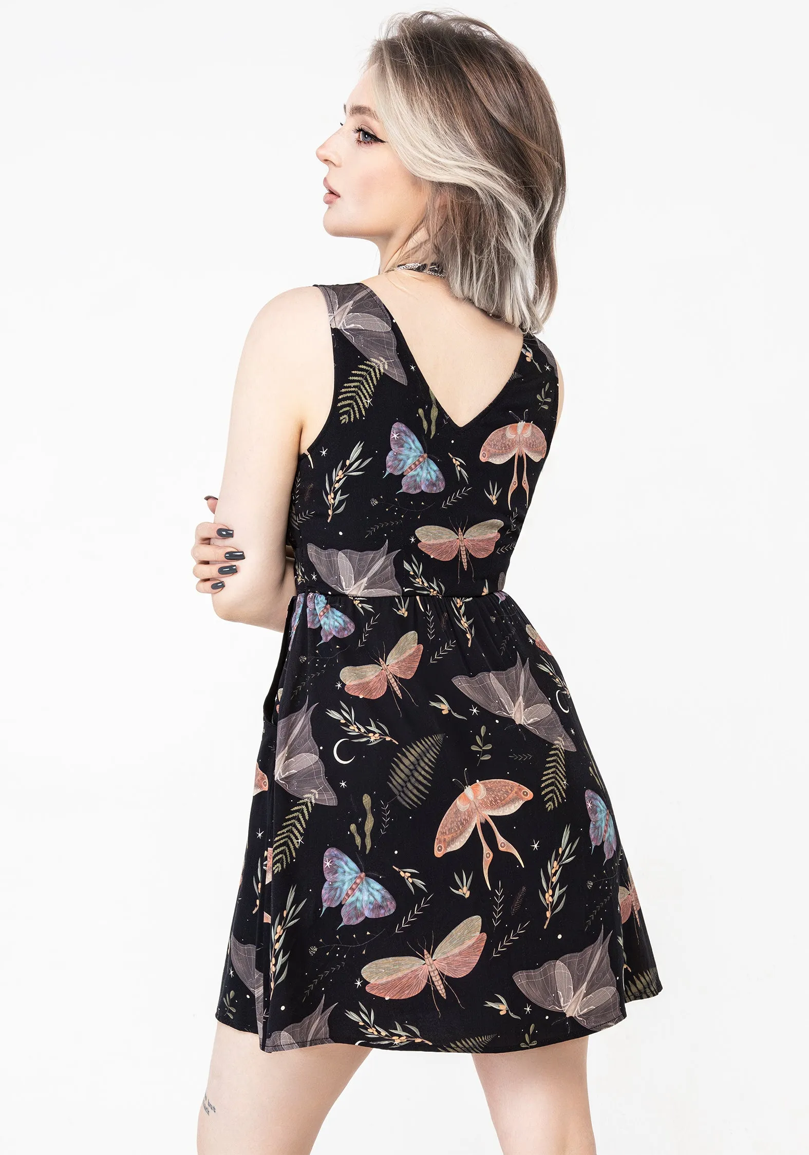 Nightmoth Corset Mini Dress Chic casual