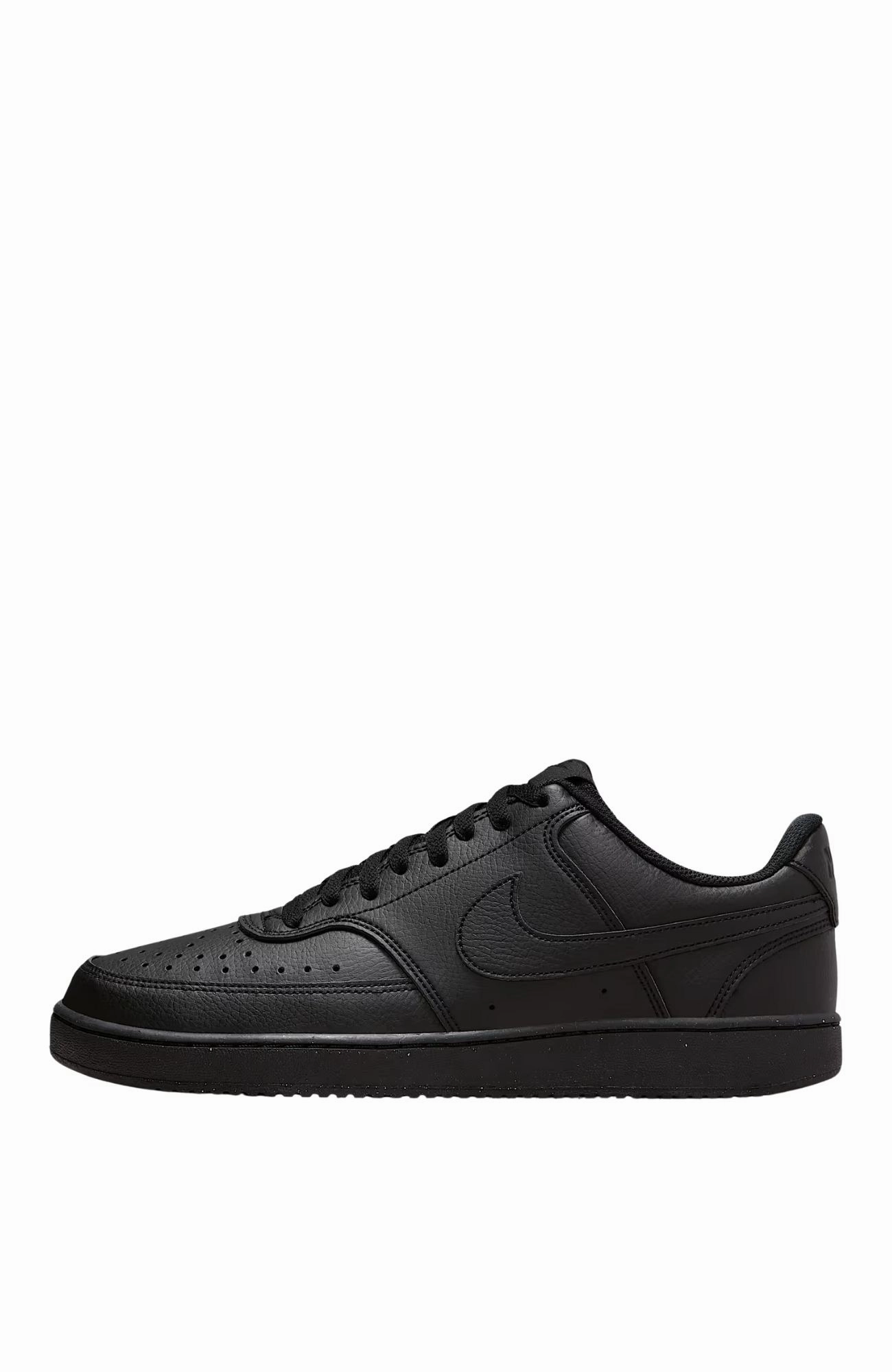 Nike Court Vision Low Next Nature Black Treaded Sole