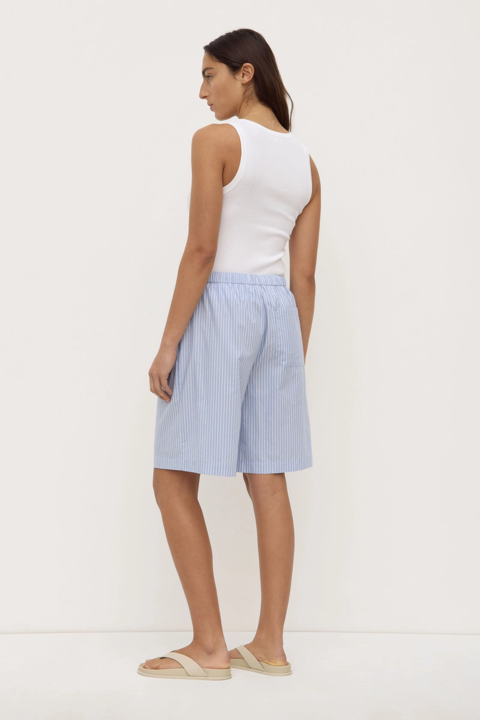 Nixie Stripe Longline Short Youth fashion