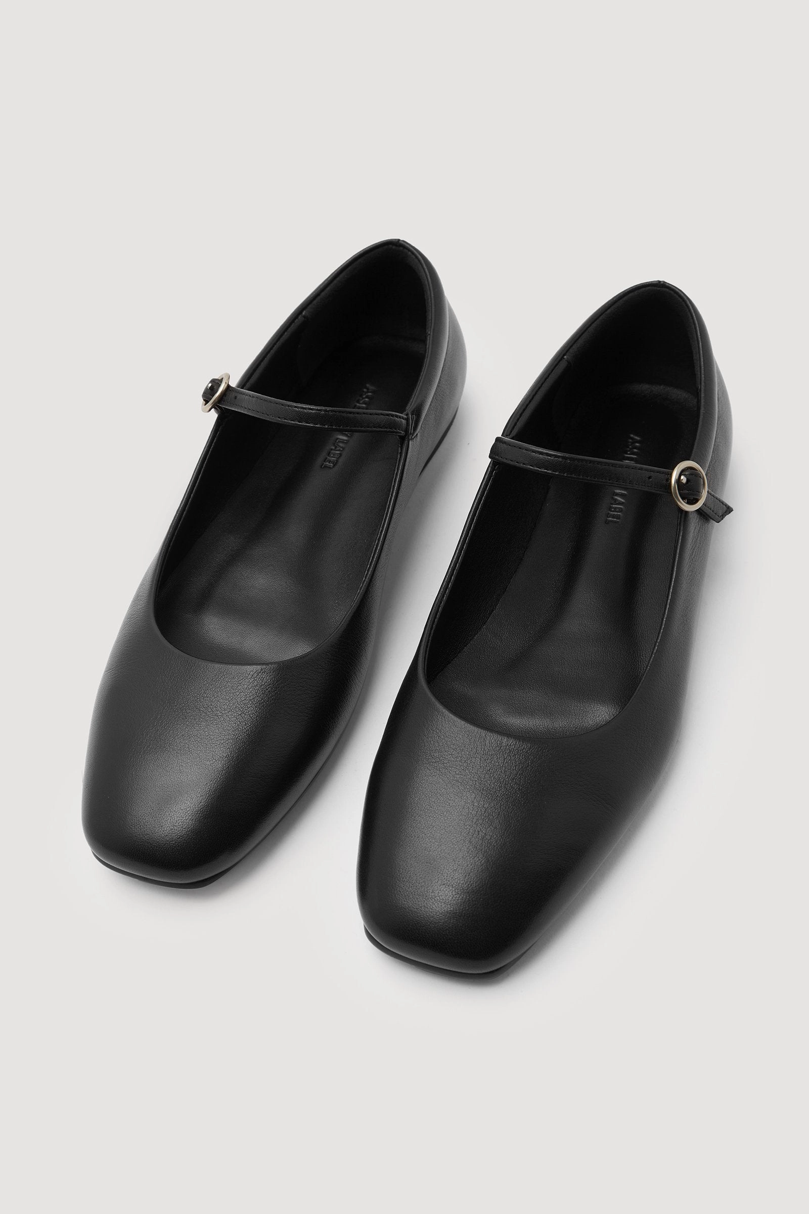 Beth Leather Ballet Flat Easygoing Comfort Relaxing Footwear