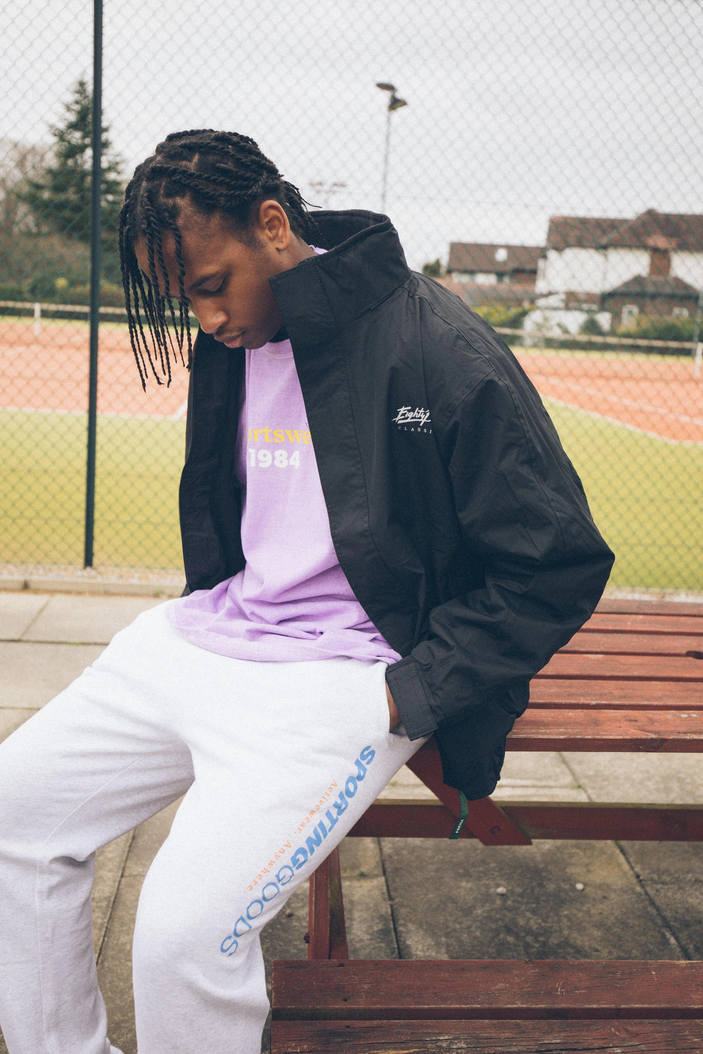 Vice 84 'Classics' Retro Jacket - Black Ultra Lightweight Design Compact Design