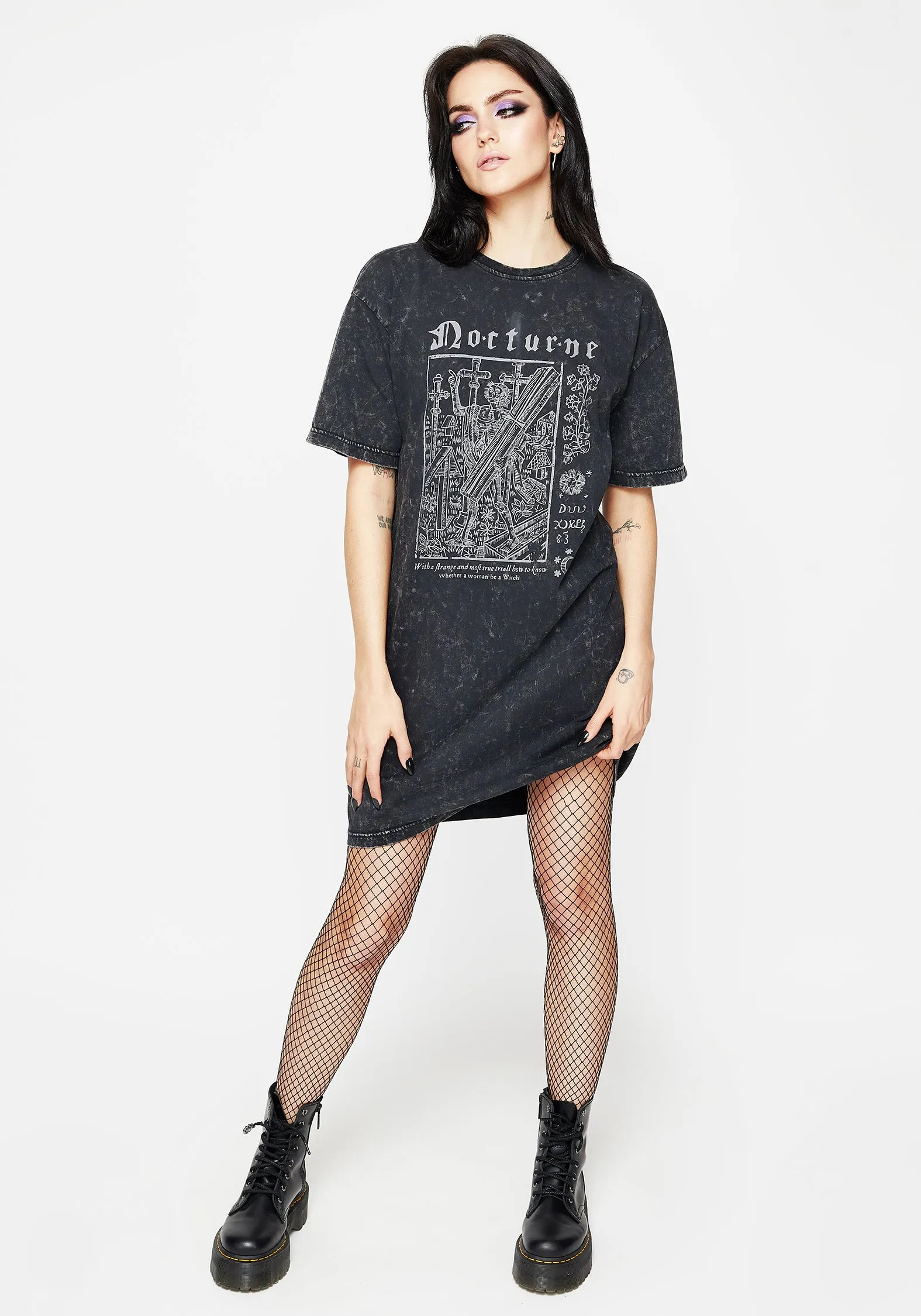 Nocturne Tee Dress Anti Static Treatment EasyCare Fabric