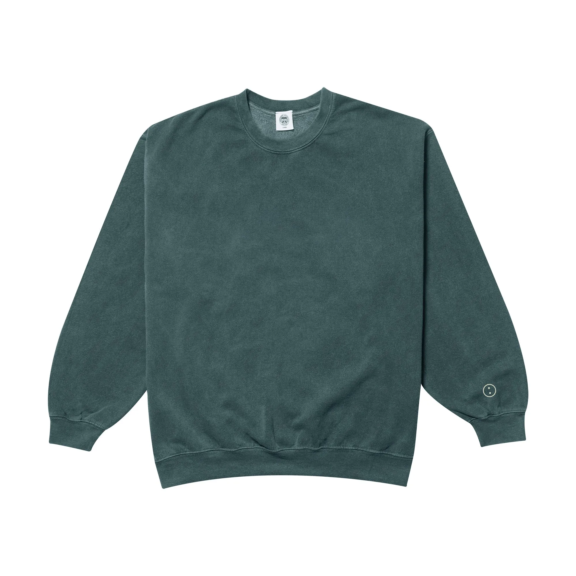 Sustainable Production Certified Essentials Vintage Washed Sweater - Forest
