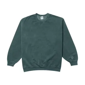 Sustainable Production Certified Essentials Vintage Washed Sweater - Forest