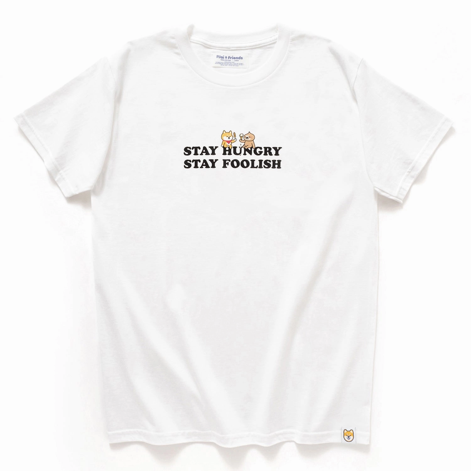 Breathable Mesh Panels Stretchable Weave (ZT880) Stay Hungry Stay Foolish Graphic Tee
