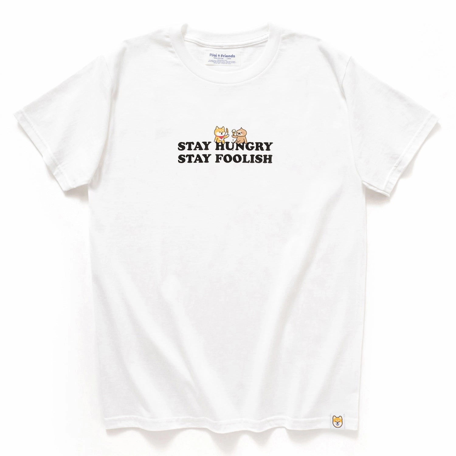 (ZT880) Stay Hungry Stay Foolish Graphic Tee Travel Comfort