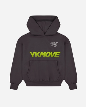 YK Move Activate Hoodie | Charcoal Double Layer Hood